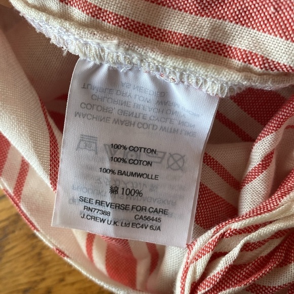 Madewell Side-Tie Tank in Marcia Stripe Size Medium - Picture 11 of 12